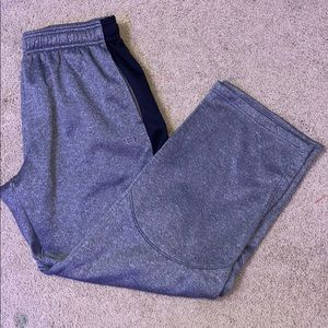 Grey and black sweatpants